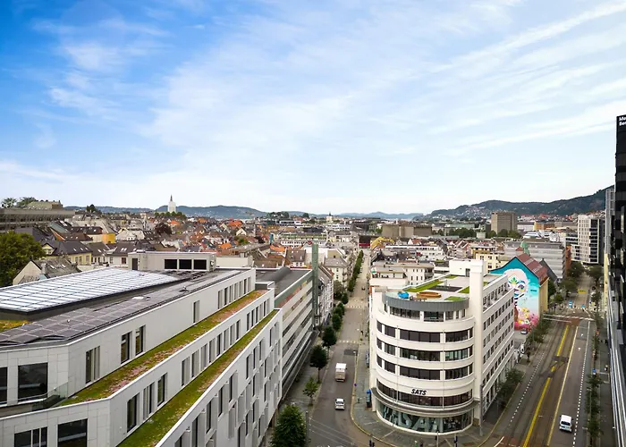 公寓 L Urban - Spacious With Private Terrace 卑爾根
