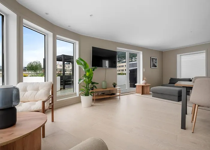 L Urban - Spacious With Private Terrace 卑爾根