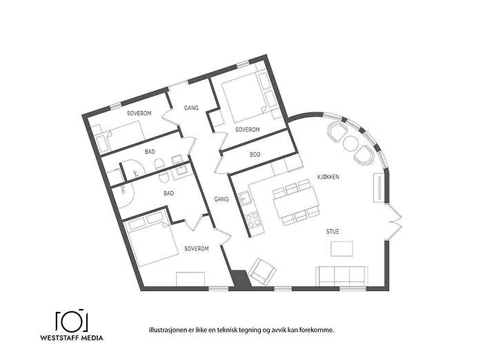 L Urban - Spacious With Private Terrace * 卑爾根